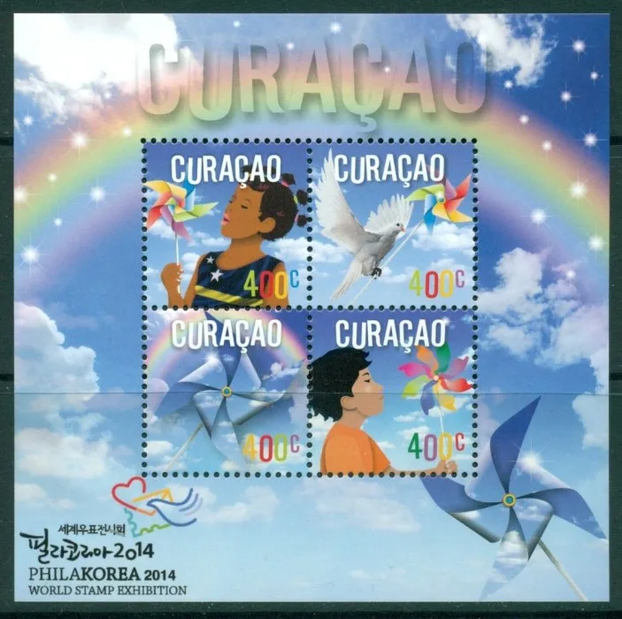 Curacao 224 Philakorea blok-m/s 2014 postfris/mnh