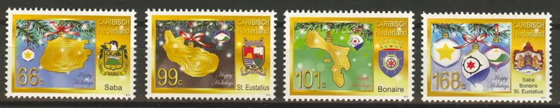 Car. Netherlands 2012 December stamps MNH