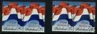 Netherlands 1010-1011 400 years Dutch flag (continuous) 1972 MNH