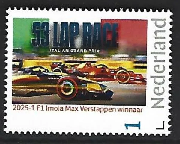 Netherlands 2025-1 Formula 1 auto racing: F1 Imola M.Verstappen winner MNH