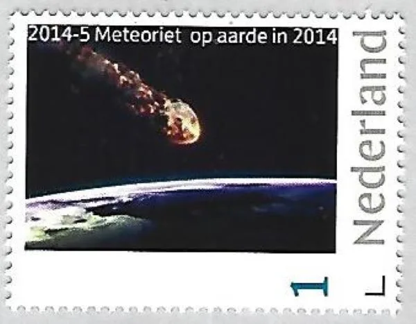 Pays-Bas 2014-5 Exploration spatiale : Météore sur terre neuf