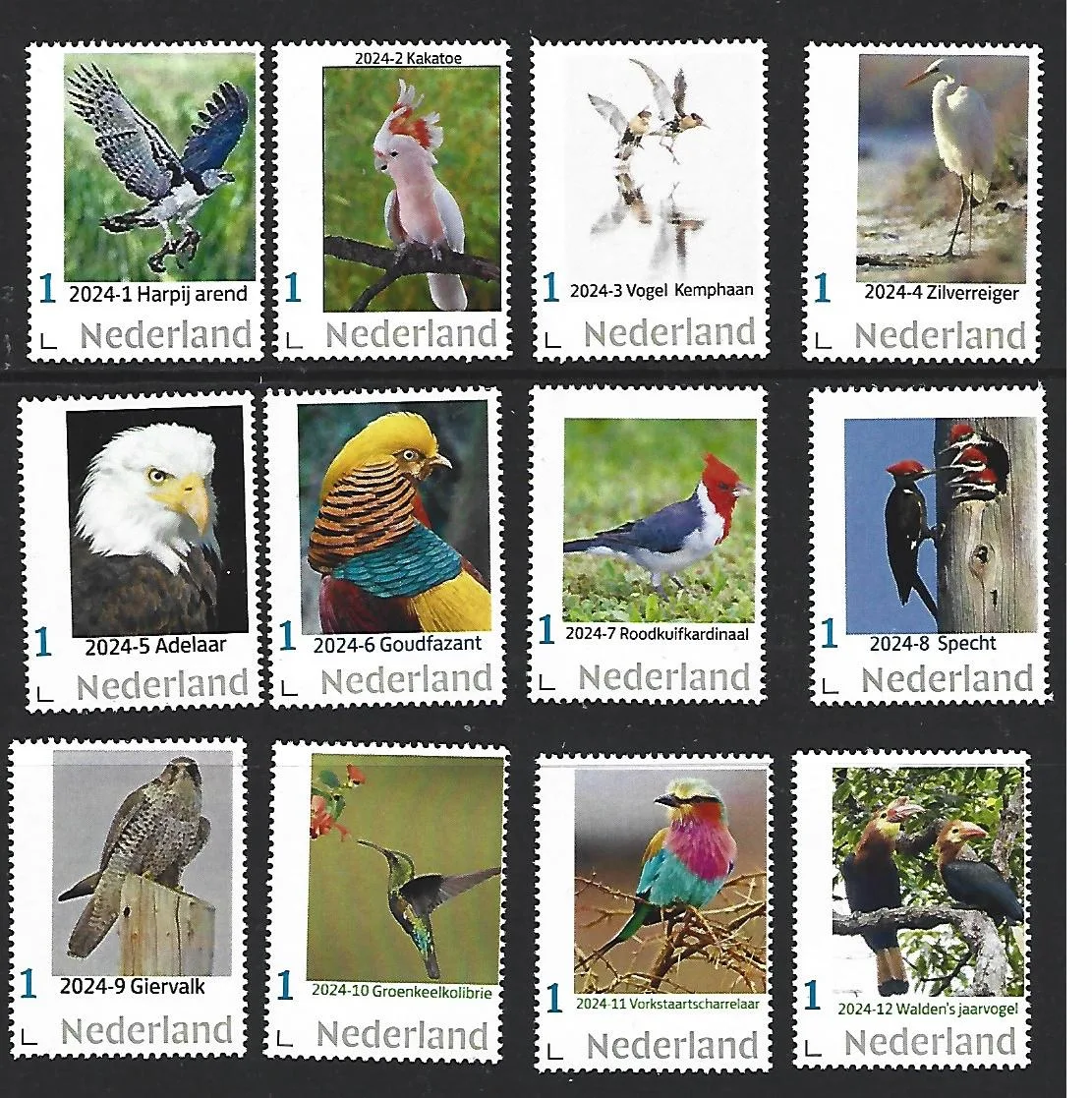 Netherlands 2024 Birds Complete Yearset MNH