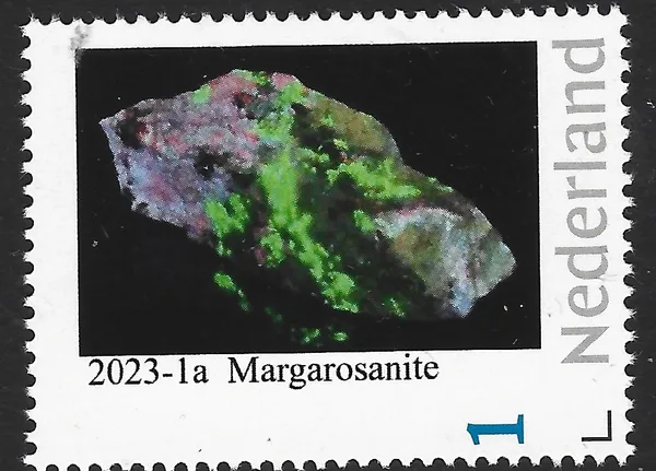 Netherlands 2023-1 Minerals Magarosanite reprint corrected name MNH