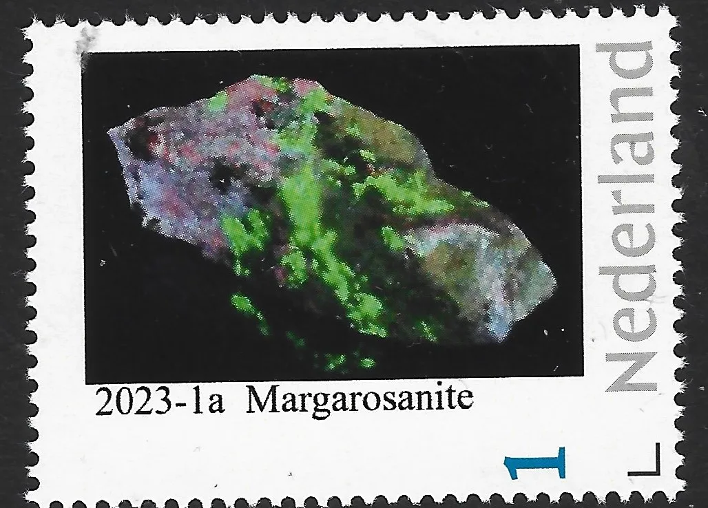 Niederlande 2023-1 Mineralien Magarosanite Nachdruck korrigierter Name postfrisch/mnh