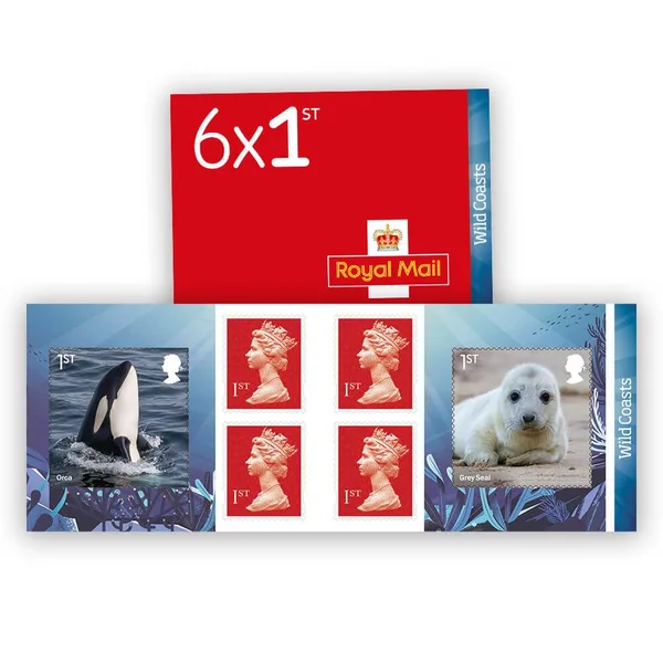 Gr. Britain 2021 Wild coasts booklet postfris/mnh
