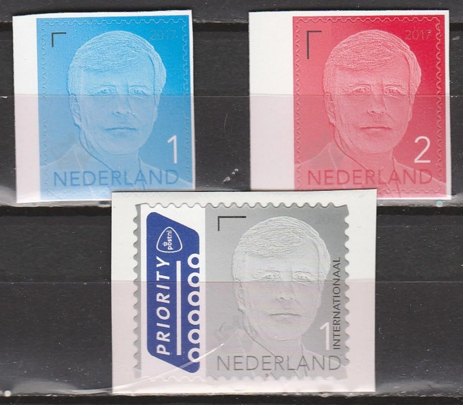 Netherlands 3598-3600 King Willem-Alexander reprint 2017 MNH