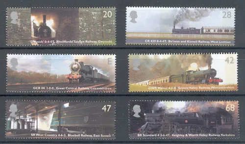 Great Britain 2004 Trains - Locomotives MNH