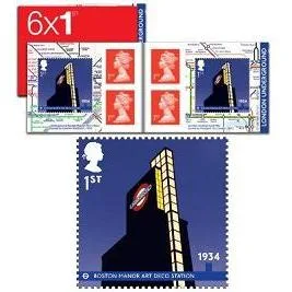 Gr.Britain 2013 London Underground Postzegelsboekje zelfklevend postfris/mnh