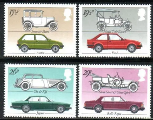 Gr.Britain 1982 Cars MNH