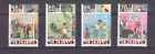 1316-1319 Children's stamps, child and comic strip 1984 used