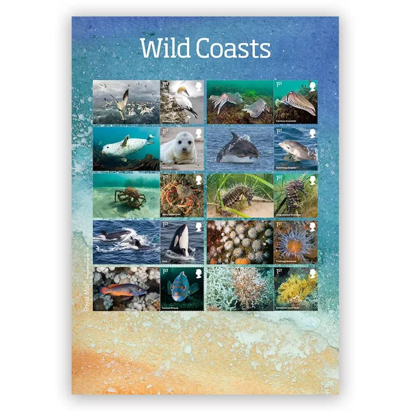 Gr. Britain 2021 Wild coasts smilervel postfris/mnh