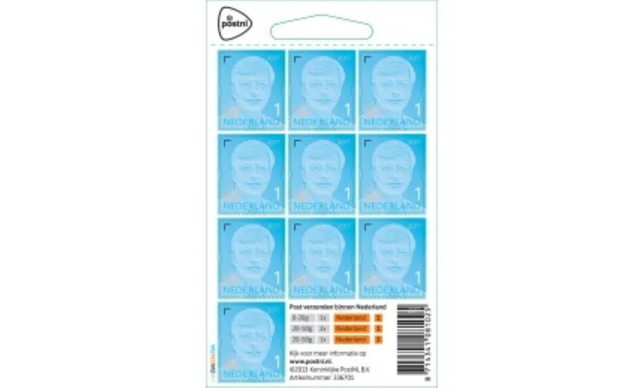 Netherlands V3598 King Willem-Alexander reprint 2017 sheet MNH