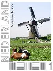 Niederlande 2011 Ucollect Mühlen 3 Pendrechtse Mühle Briefmarke postfrisch