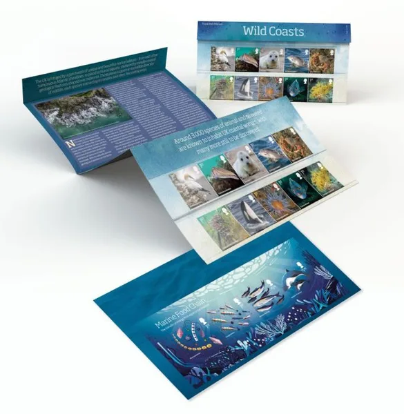 Gr. Britain 2021 Wild coasts presentation pack postfris/mnh