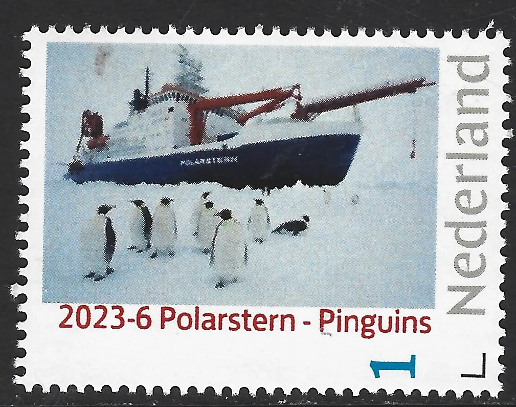 Netherlands 2023-6 Antarctica Penguins Polarstern ship MNH