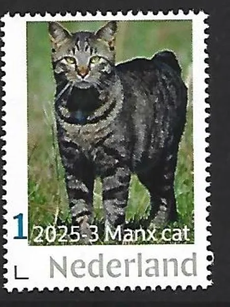 Netherlands 2025-3 Cat: Manx cat MNH
