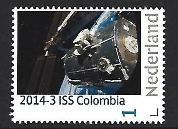 Nederland 2014-3 Ruimtevaart Space: ISS Columbus postfris/mnh