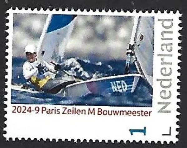 Nederland 2024-9 Olympics Paris Sailing Marit Bouwmeester Gold postfris/mnh