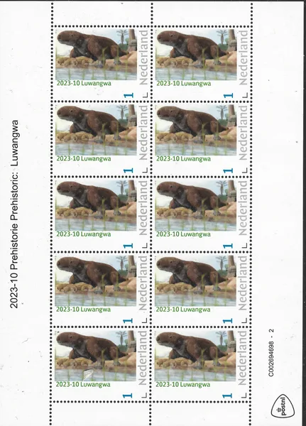 Netherlands 2023-10 Prehistory: Luwangwa sheet MNH