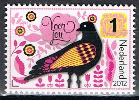 Netherlands 2914a week of the map bird 2012 MNH