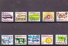 Netherlands 2732-2741 Think Green 1, 2010 postmarked