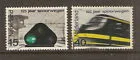 818-819 125 years railways 1964 postmarked