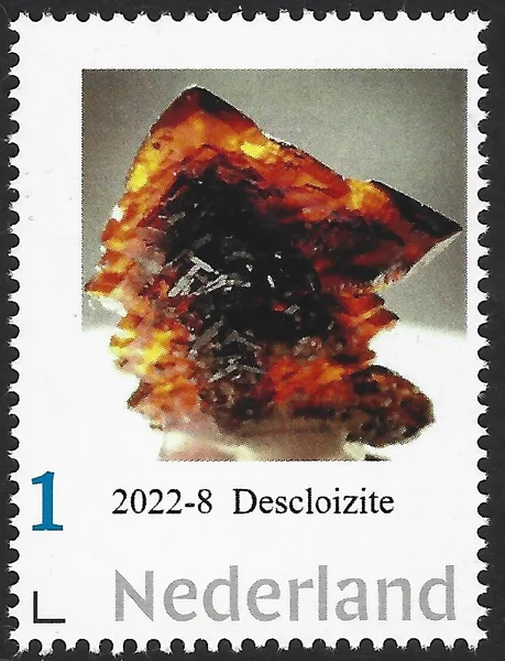 Nederland 2022-8 Mineralen descloizite postfris/mnh