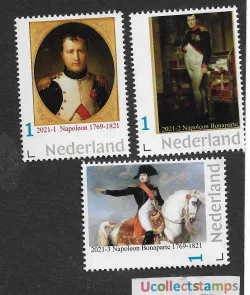 2021 1-3 Napoleon Bonaparte 1769-1821 postfris-mnh (ook los verkrijgbaar)