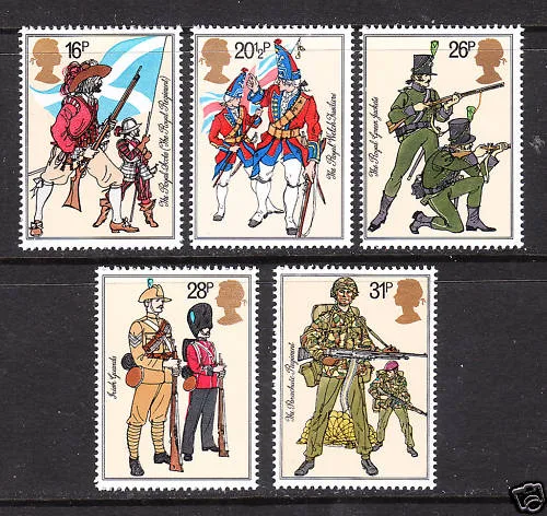Great Britain 1983 Uniforms MNH