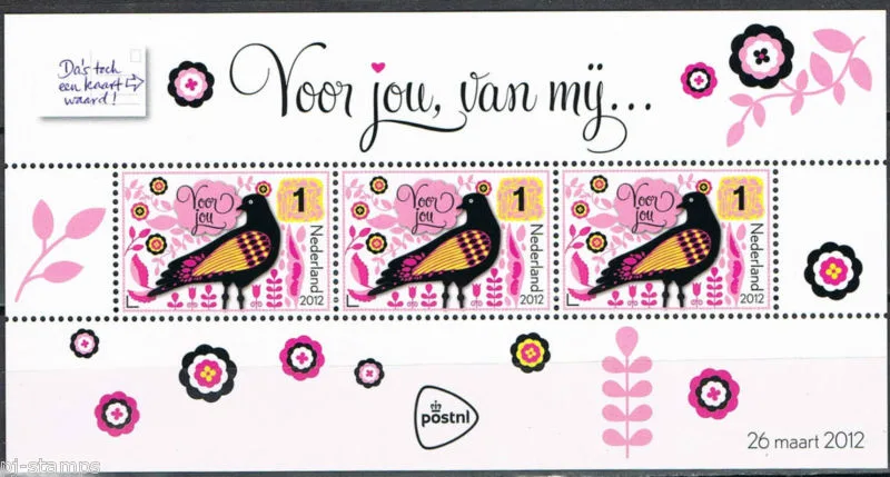 Netherlands 2914 week of the map 2012 sheet MNH