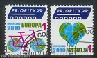 Netherlands 2742-2743 Priority Europa and World 1 and 2, 2010 used