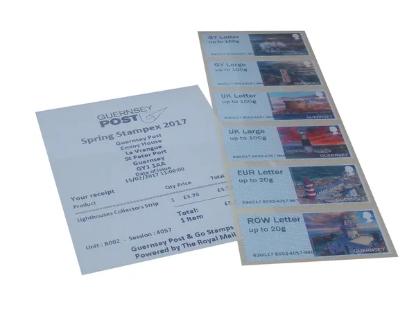 Guernsey 2017 Lighthouses post & Go MNH