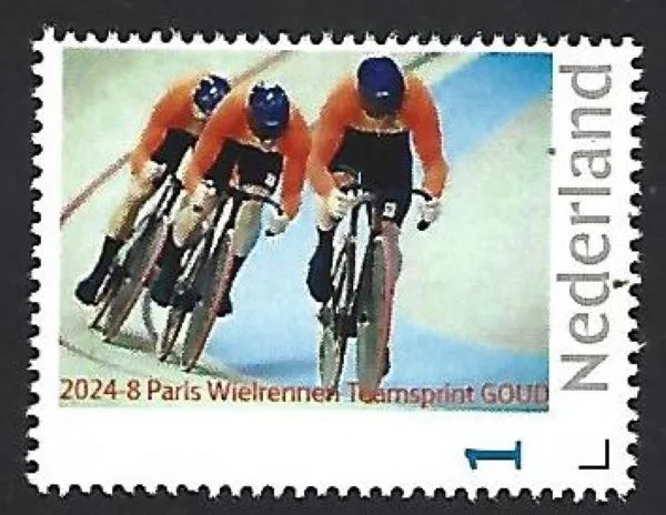 Netherlands 2024-8 Olympics Paris Cycling Teamsprint MNH