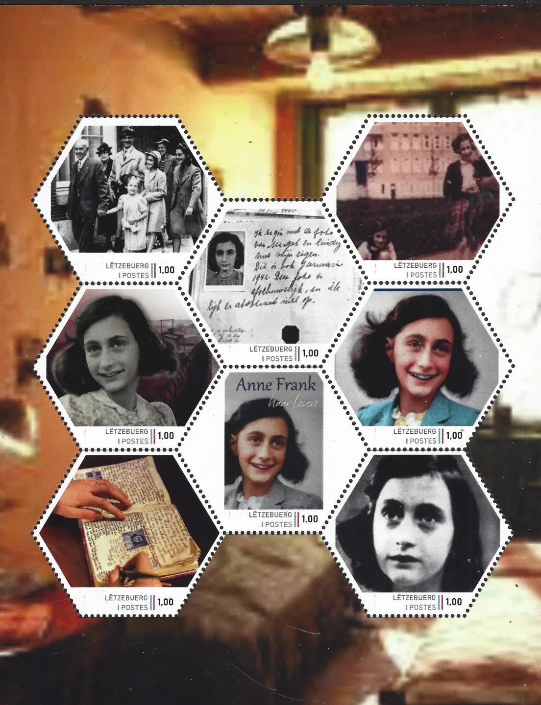 Luxembourg 2023 Anne Frank 2 WWII 1929-1945 feuillet neufs/mnh