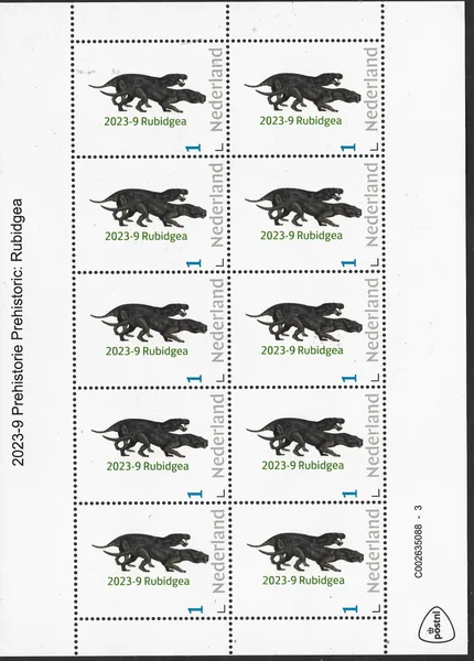 Netherlands 2023-9 Prehistory: Rubidgea vel-sheetlet MNH