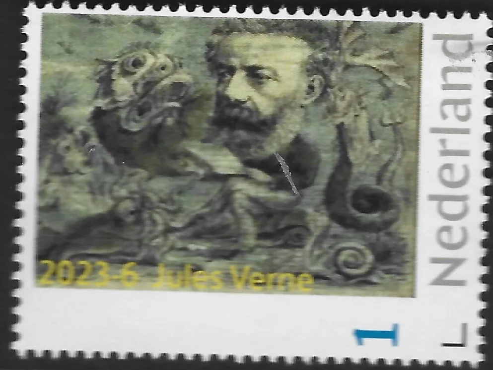 Pays-Bas 2023-6 Jules Verne 1828-1905 Auteur - neuf