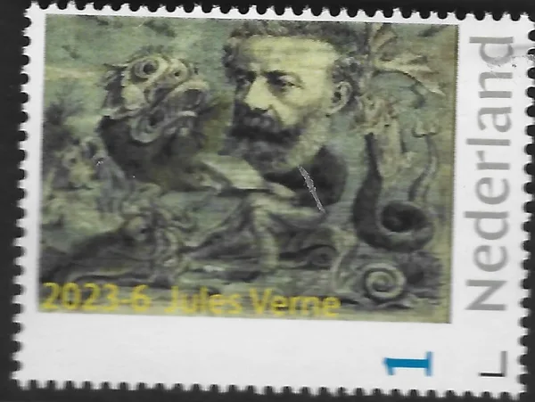 Netherlands 2023-6 Jules Verne 1828-1905 Author MNH
