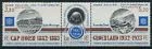 177-179 100 years Scientific polar research (strip) 1983 MNH