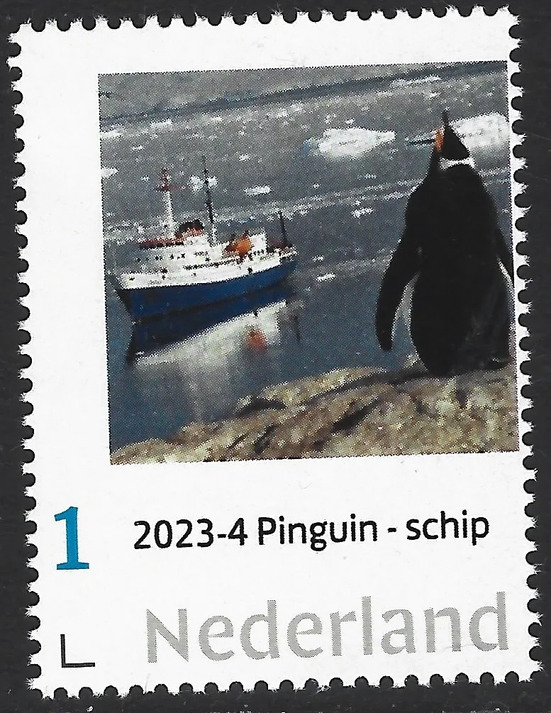 Netherlands 2023-4 Antarctica - Antarctic: penguin and ship MNH