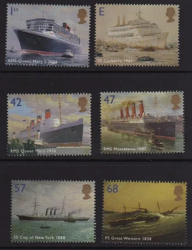 Großbritannien 2004 Schiffe - Ozeandampfer postfrisch/mnh