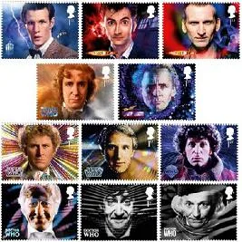 Großbritannien 2013 Dr Who Serie 11er postfrisch/mnh