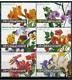 2164-2167 Zomerzegels, bloemen - Flowers samenhangend 2003