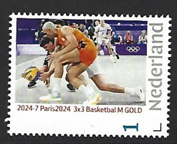 Nederland 2024-7 Paris 3x3 Basketball postfris/mnh