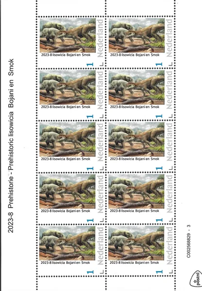 2023-8 Prehistory Prehistoric: Lisowicia and Smok vel-sheetlet MNH