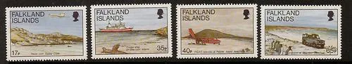 626-629 Falkland 1994 Sandy Beaches MNH