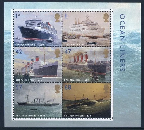Gr.Britain 2004 Ocean Liners Block m/s MNH