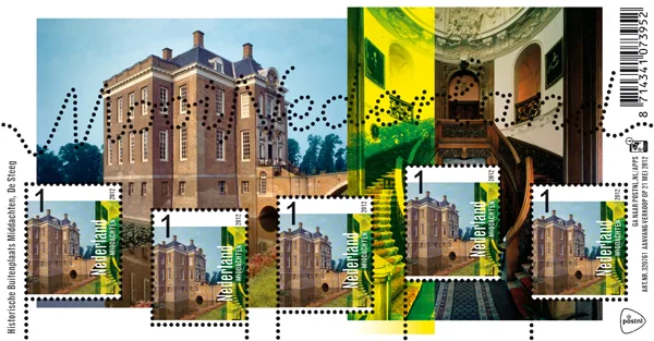 Nederland 2935 Mooi Nederland Middachten 2012 blok- m/s postfris/mnh