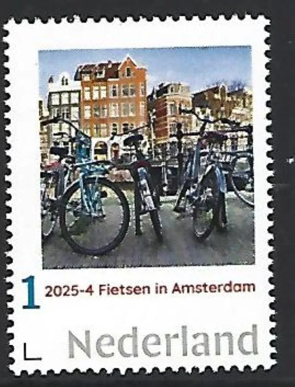 Netherlands 2025-4 Typical Holland: Amsterdam bikes MNH