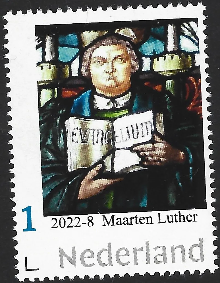 Niederlande 2022-8 Luther Reformation Buntglas postfrisch/mnh