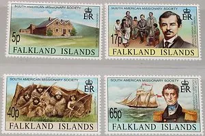 630-633 Falkland 1994 Missionaries MNH